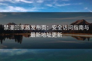 禁漫回家路发布页：安全访问指南与最新地址更新